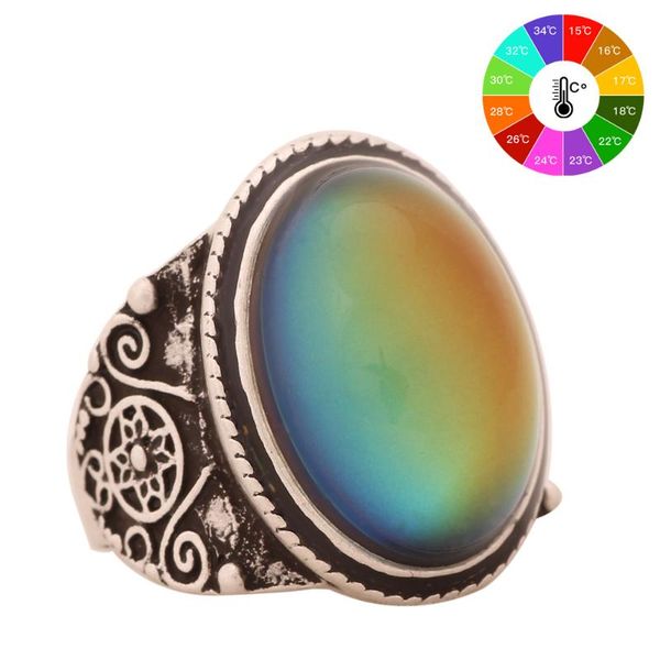 mojo vintage bohemia retro color change mood ring emotion feeling changeable ring temperature control for women mj-rs004, Golden;silver
mojo vintage bohemia retro color change mood ring emotion feeling changeable ring temperature control for women mj-rs004, Golden;silver