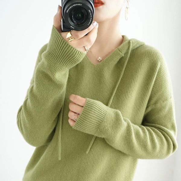 women's sweaters autumn winter 100% cashmere hooded sweater coat female loose large size knitted girl clothes 6 colors jumpes, White;black
women's sweaters autumn winter 100% cashmere hooded sweater coat female loose large size knitted girl clothes 6 colors jumpes, White;black