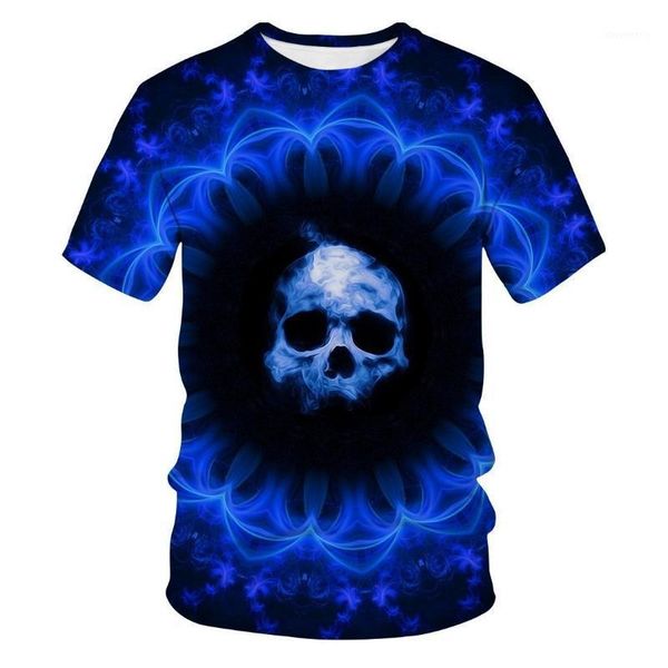 men's t-shirts summer men's short-sleeved t-shirt with skull classic 3d printting 1, White;black
men's t-shirts summer men's short-sleeved t-shirt with skull classic 3d printting 1, White;black