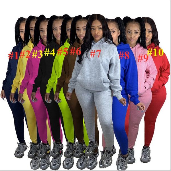 women clothes thick winter long sleeve hooded sweatshirts sweater pants tracksuit two piece outfits solid sportswear suit e101504, White
women clothes thick winter long sleeve hooded sweatshirts sweater pants tracksuit two piece outfits solid sportswear suit e101504, White