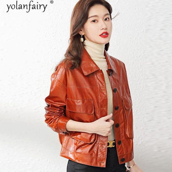 100% genuine leather jacket women real cowhide leather coat spring autumn 2021 short motorcycle jackets chaquetas para mujer, Black
100% genuine leather jacket women real cowhide leather coat spring autumn 2021 short motorcycle jackets chaquetas para mujer, Black