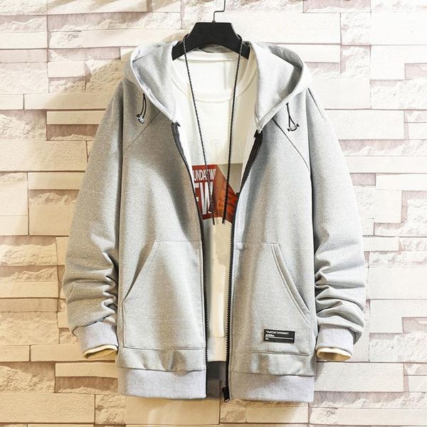 men's solid hoodies coats male autumn winter thick hoodie jacket coat long sleeve sport coat oversize outwear streetwear 1, Black;brown
men's solid hoodies coats male autumn winter thick hoodie jacket coat long sleeve sport coat oversize outwear streetwear 1, Black;brown