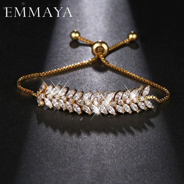 link, chain emmaya sparkling cubic zirconia marquise cut cz zircon bracelets adjustable for women, Black
link, chain emmaya sparkling cubic zirconia marquise cut cz zircon bracelets adjustable for women, Black