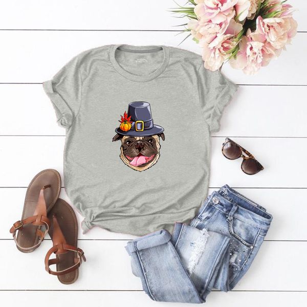 lh20123 foreign trade loose casual dog head pattern printing comfortable all-match round neck short-sleeved t-shirt women, White
lh20123 foreign trade loose casual dog head pattern printing comfortable all-match round neck short-sleeved t-shirt women, White