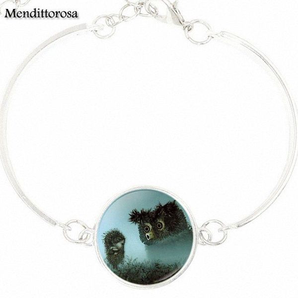 hedgehog in the fog glass cabochon bracelet bangle vintage handmade jewelry friendship gift for women girl gift, Golden;silver
hedgehog in the fog glass cabochon bracelet bangle vintage handmade jewelry friendship gift for women girl gift, Golden;silver