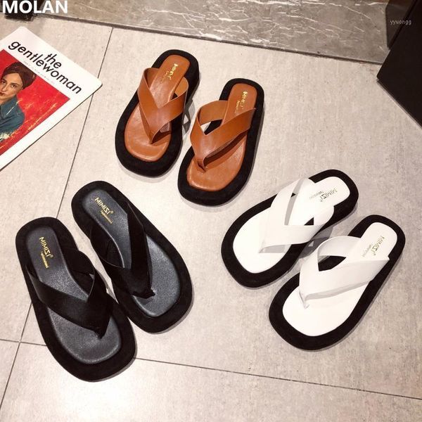 slippers molan designers 2021 summer thick bottom comfort platform flat slip on loafers mules flip flops casual1, Black
slippers molan designers 2021 summer thick bottom comfort platform flat slip on loafers mules flip flops casual1, Black