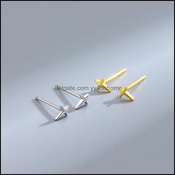 stud earrings jewelry selling 925 sterling sier gold plated minimalist cross young elegant for women drop delivery 2021 x5ia7, Golden;silver
stud earrings jewelry selling 925 sterling sier gold plated minimalist cross young elegant for women drop delivery 2021 x5ia7, Golden;silver