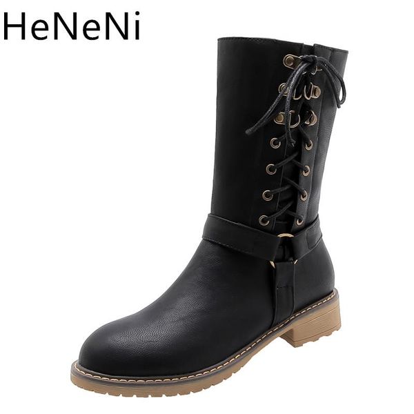 boots large size leather long botas women cross-tied lace up retro low heel bottines brand design motorcycle woman, Black
boots large size leather long botas women cross-tied lace up retro low heel bottines brand design motorcycle woman, Black