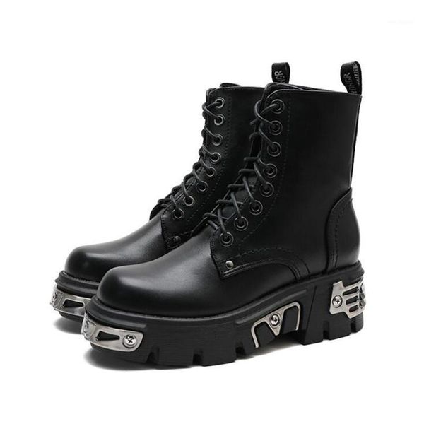 new leather ankle boots for women motorcycle boots women's platform thick heel winter shoes booties metal decoratio1, Black
new leather ankle boots for women motorcycle boots women's platform thick heel winter shoes booties metal decoratio1, Black