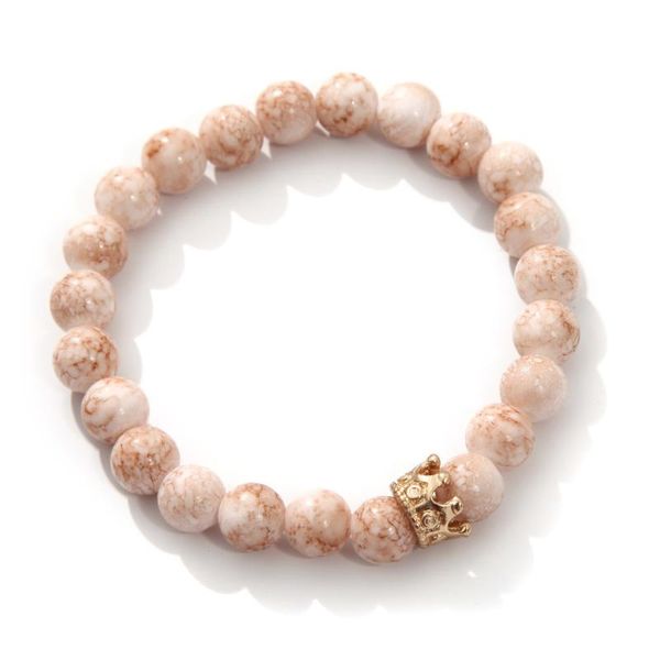 european and american jewelry natural stone volcanic matte black onyx white pine crown bracelet manufacturers supply
european and american jewelry natural stone volcanic matte black onyx white pine crown bracelet manufacturers supply