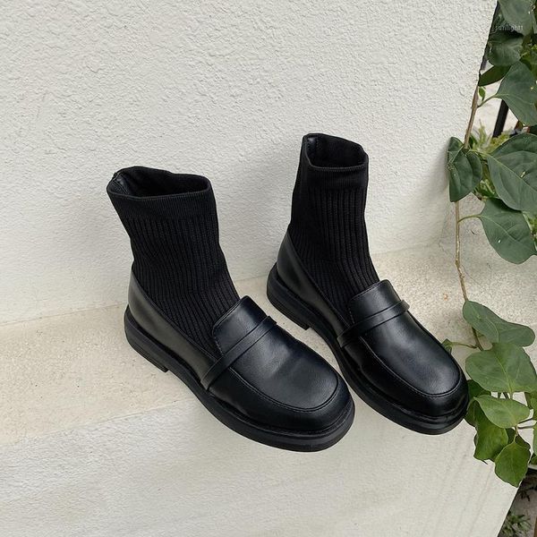women's boots autumn female shoes platform round toe boots-women luxury designer ladies rock 2021 ankle rubber1, Black
women's boots autumn female shoes platform round toe boots-women luxury designer ladies rock 2021 ankle rubber1, Black