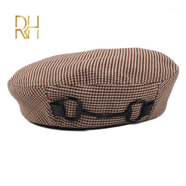 women classical plaid print beret hat spring summer vintage girls adjustable octagonal cap korea fashion street painter cap rh1, Blue;gray
women classical plaid print beret hat spring summer vintage girls adjustable octagonal cap korea fashion street painter cap rh1, Blue;gray