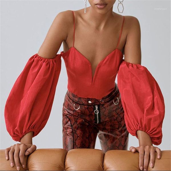 new fashion 2020 designer cold shoulder sling v-cut neck gorgeous t-shirts women's long lantern sleeve backless charming 1, White
new fashion 2020 designer cold shoulder sling v-cut neck gorgeous t-shirts women's long lantern sleeve backless charming 1, White