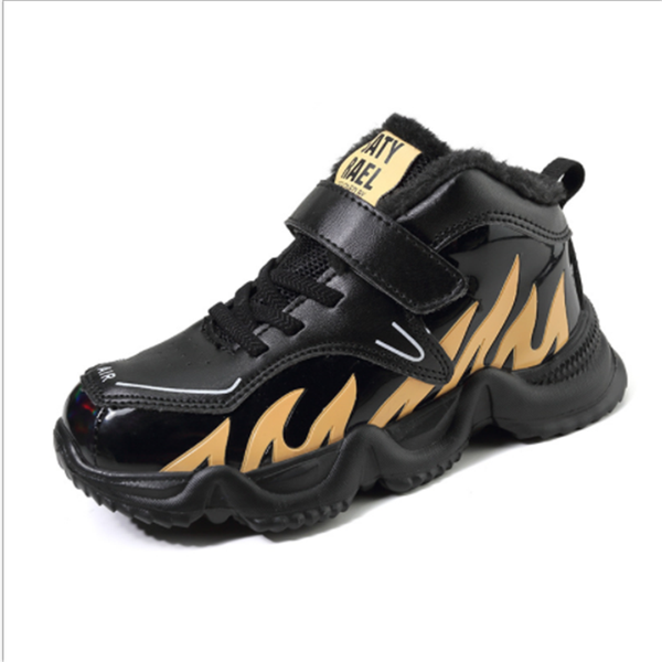 athletic & outdoor kids shoes boys winter warm velvet waterproof absorption sneakers children fashion running casual, Black
athletic & outdoor kids shoes boys winter warm velvet waterproof absorption sneakers children fashion running casual, Black