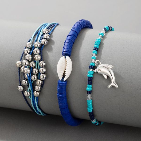charm bracelets huatang boho blue strand bead shell bracelet set for women multilayer braided rope dolphin pendant adjustable lady jewelry, Golden;silver
charm bracelets huatang boho blue strand bead shell bracelet set for women multilayer braided rope dolphin pendant adjustable lady jewelry, Golden;silver