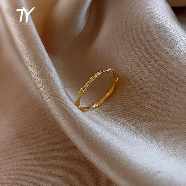 cluster rings creative bamboo shape copper alloy gold fashion korean jewelry for woman 2021 wedding party luxury girl's unusual ring, Golden;silver
cluster rings creative bamboo shape copper alloy gold fashion korean jewelry for woman 2021 wedding party luxury girl's unusual ring, Golden;silver
