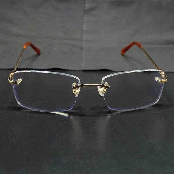 2022 factory wholesale luxury rimless clear eye frames mens transparent optical spectacles metal deisgner eyewear fill prescription, White;black
2022 factory wholesale luxury rimless clear eye frames mens transparent optical spectacles metal deisgner eyewear fill prescription, White;black