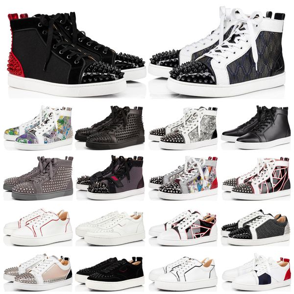 red bottoms men women studded spikes shoes black white glitter grey leather multicolour suede mens casual shoe sneakers
red bottoms men women studded spikes shoes black white glitter grey leather multicolour suede mens casual shoe sneakers