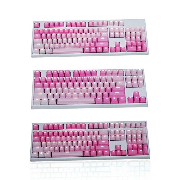1 set replaceable pbt keycaps 87 104 108 transparent lettering keys double sbackli key cap for mechanical keyboard
1 set replaceable pbt keycaps 87 104 108 transparent lettering keys double sbackli key cap for mechanical keyboard