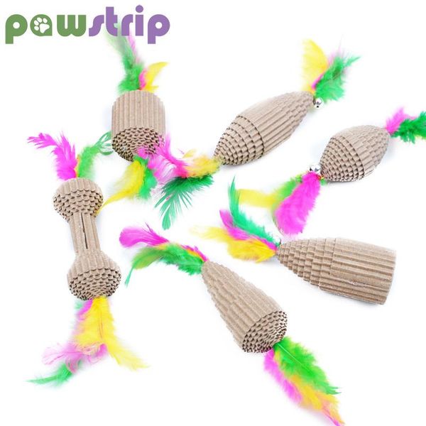 cat toys 1pc corrugated paper scratch toy funny feather with bell colorful pet interactive playing for kitten cats
cat toys 1pc corrugated paper scratch toy funny feather with bell colorful pet interactive playing for kitten cats