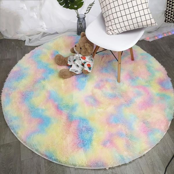 nordic colorful furry round carpet big for living room decor rainbow color hair carpet for bedroom girls kids room mat rug1
nordic colorful furry round carpet big for living room decor rainbow color hair carpet for bedroom girls kids room mat rug1