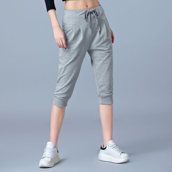 high waist stretch women summer calf length harem pants large size 5xl 6xl casual trouser joggers sweatpants capri female y200418, Black;white
high waist stretch women summer calf length harem pants large size 5xl 6xl casual trouser joggers sweatpants capri female y200418, Black;white