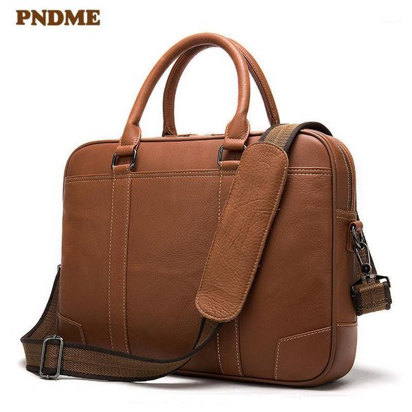 briefcases casual genuine leather men's briefcase business simple natural first layer cowhide lapshoulder messenger bag work handba
briefcases casual genuine leather men's briefcase business simple natural first layer cowhide lapshoulder messenger bag work handba