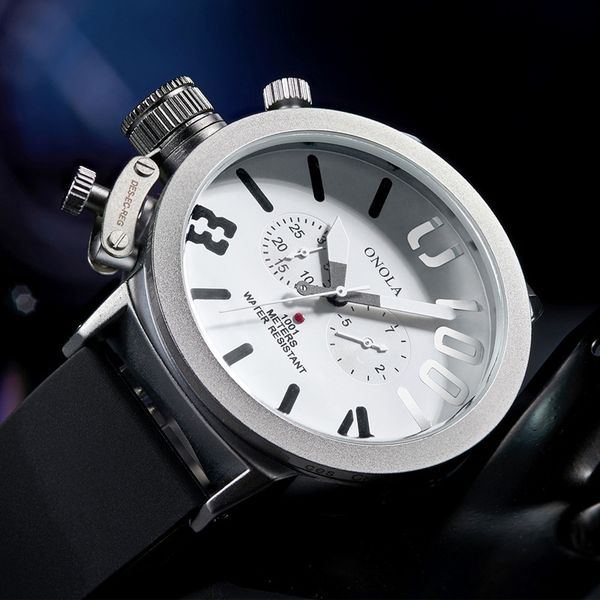 genuine classic multi-function automatic mechanical mens watch silicone band high-end sports watch mens fashion design, Slivery;brown
genuine classic multi-function automatic mechanical mens watch silicone band high-end sports watch mens fashion design, Slivery;brown