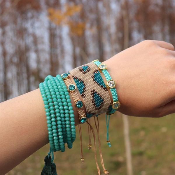 beaded, strands zhongvi miyuk leopard bracelet for women jewelry wholesale 2021 fashion boho braided pulseras jewellery lady gifts, Black
beaded, strands zhongvi miyuk leopard bracelet for women jewelry wholesale 2021 fashion boho braided pulseras jewellery lady gifts, Black