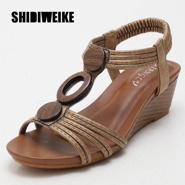 women sandals 2021 rome style gladiator sandals with wedges shoes female summer heels zapatos mujer beach shoes va4121, Black
women sandals 2021 rome style gladiator sandals with wedges shoes female summer heels zapatos mujer beach shoes va4121, Black