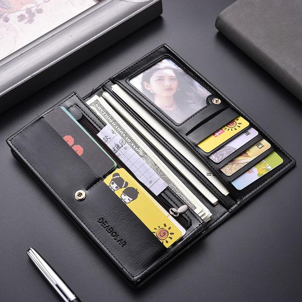 wallets long wallet soft selling men's fashion plus large capacity mobile phone bag multi-card card holder, Red;black
wallets long wallet soft selling men's fashion plus large capacity mobile phone bag multi-card card holder, Red;black