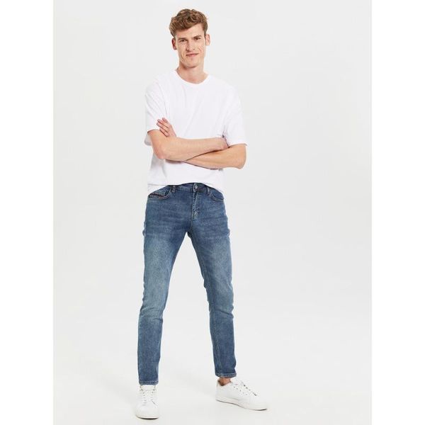 lc waikiki men jeans selling long pants stretch male solid midweight zipper mid full length denim straight softener, Blue
lc waikiki men jeans selling long pants stretch male solid midweight zipper mid full length denim straight softener, Blue