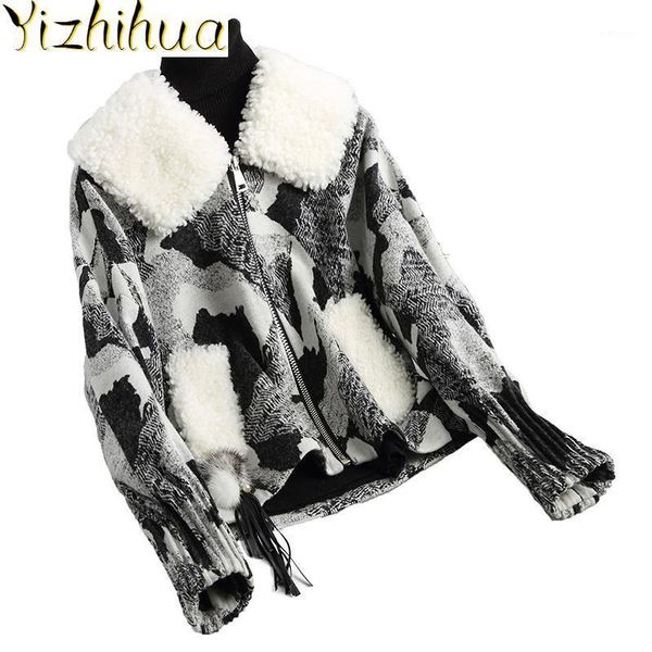 coats 2021 fashion woolen warm tussah silk liner winter coat women natural lamb fur collar jacket outerwear 18017wyq18001, Black
coats 2021 fashion woolen warm tussah silk liner winter coat women natural lamb fur collar jacket outerwear 18017wyq18001, Black
