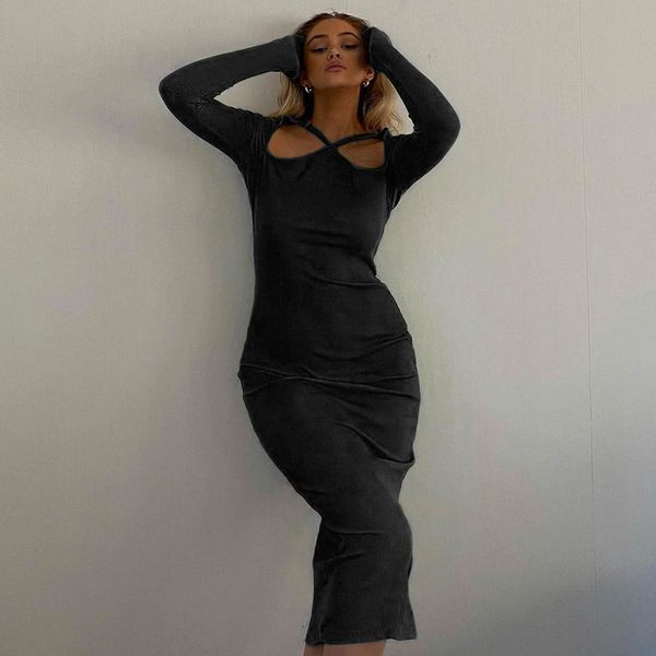 quality 2021 new high women long sleeves apring fall skinny strtech woman maxi dressed winter's bottom out dres unl1, Black;gray
quality 2021 new high women long sleeves apring fall skinny strtech woman maxi dressed winter's bottom out dres unl1, Black;gray