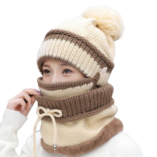 women windproof skiing daily winter warm casual with face cover knitting soft outdoor sports adjustable rope gift scarf hat set, Blue;gray
women windproof skiing daily winter warm casual with face cover knitting soft outdoor sports adjustable rope gift scarf hat set, Blue;gray
