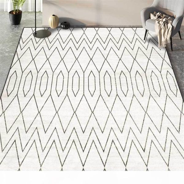 black white nordic geometric carpet living room modern simple bedroom rug for children kitchen floor mats anti slip washable
black white nordic geometric carpet living room modern simple bedroom rug for children kitchen floor mats anti slip washable