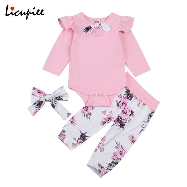 0-24 months baby girl floral pants suit round neck long ruffle sleeve romper warm loose jogger trousers headband, White
0-24 months baby girl floral pants suit round neck long ruffle sleeve romper warm loose jogger trousers headband, White