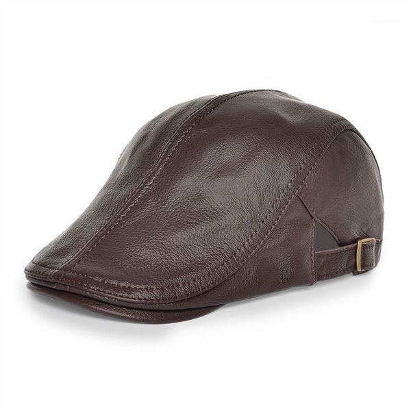 VOBOOM Flat Cap Men Big Size Genuine Leather Bunnet Driver Cabbies Burgundy Color Hat 1211, Blue;gray
VOBOOM Flat Cap Men Big Size Genuine Leather Bunnet Driver Cabbies Burgundy Color Hat 1211, Blue;gray