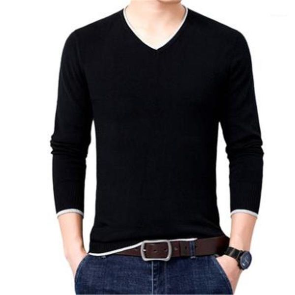 mans plus size 100% cotton sweaters mens hedging jumper male fall stretch slim chandail sweatshirt winter pullover manteau saco1, White;black
mans plus size 100% cotton sweaters mens hedging jumper male fall stretch slim chandail sweatshirt winter pullover manteau saco1, White;black