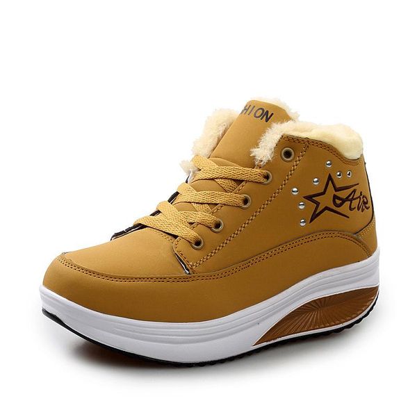 winter platform wedge ankle boots warm plush sneakers women waterproof leather snow boots woman swing dance shoes yellow black
winter platform wedge ankle boots warm plush sneakers women waterproof leather snow boots woman swing dance shoes yellow black
