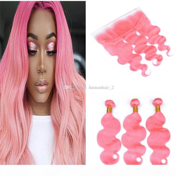pink lace frontal with bundles rose gold pink body wave malaysian human hair weaves with full frontal lace closure tangle free, Black;brown
pink lace frontal with bundles rose gold pink body wave malaysian human hair weaves with full frontal lace closure tangle free, Black;brown