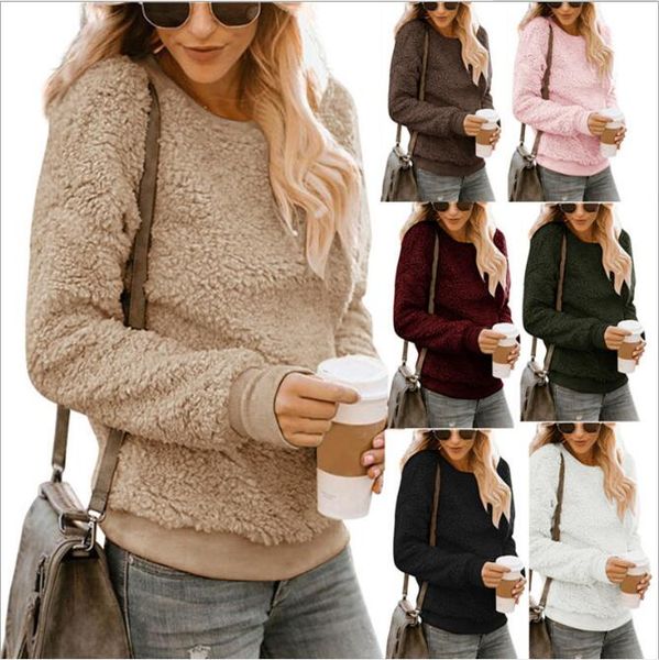 winter new style explosive long-sleeved thread splicing pullover thick plush sweater, Black
winter new style explosive long-sleeved thread splicing pullover thick plush sweater, Black