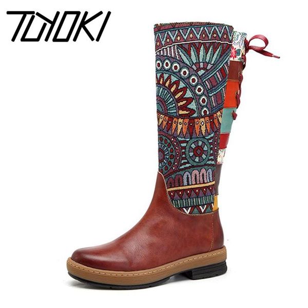 boots tuyoki retro patchwork western cowboy women knee high genuine leather zipper cross strap shoes woman size 36-42, Black
boots tuyoki retro patchwork western cowboy women knee high genuine leather zipper cross strap shoes woman size 36-42, Black