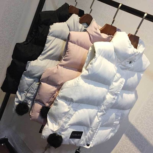 women winter vest waistcoat 2019 autumn vest female casual warm vests women's sleeveless jacket coat 1023, Black;white
women winter vest waistcoat 2019 autumn vest female casual warm vests women's sleeveless jacket coat 1023, Black;white