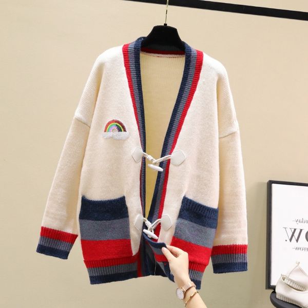 gr5ah 2020 новые вялая кнопки для женщин осени износа корейского sweatersweater свитер вола рога рыхлой кнопки износ средней длиной вязаной, White;black
gr5ah 2020 новые вялая кнопки для женщин осени износа корейского sweatersweater свитер вола рога рыхлой кнопки износ средней длиной вязаной, White;black