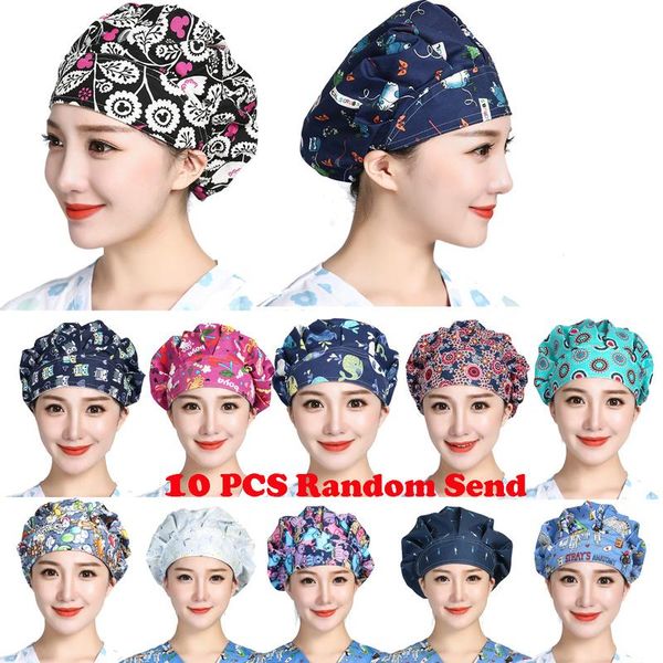beanie/skull caps 10pcs/set random send wholesale scrub cap reuseable working washable cotton adjustable sweatband bouffant hats, Blue;gray
beanie/skull caps 10pcs/set random send wholesale scrub cap reuseable working washable cotton adjustable sweatband bouffant hats, Blue;gray