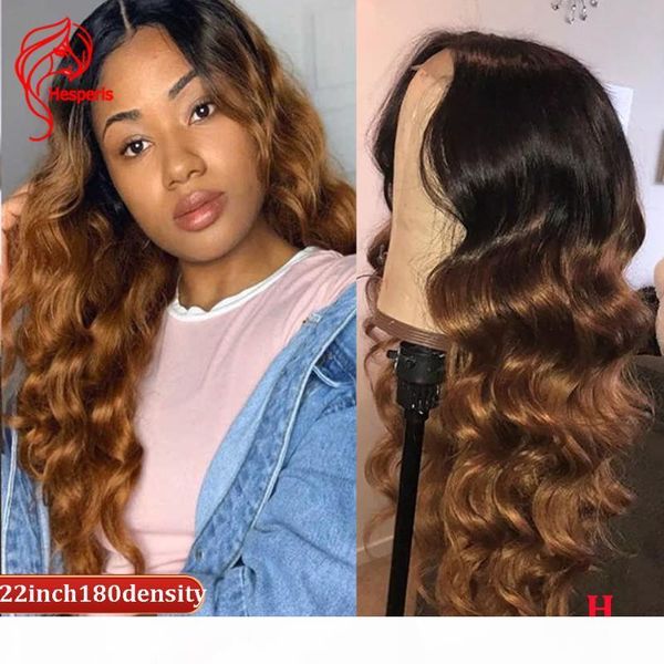 hesperisr ombre lace front wigs 180 density brazilian remy hair13x4 lace front human hair wigs pre plucked for women 1b 30 ombre, Black;brown
hesperisr ombre lace front wigs 180 density brazilian remy hair13x4 lace front human hair wigs pre plucked for women 1b 30 ombre, Black;brown