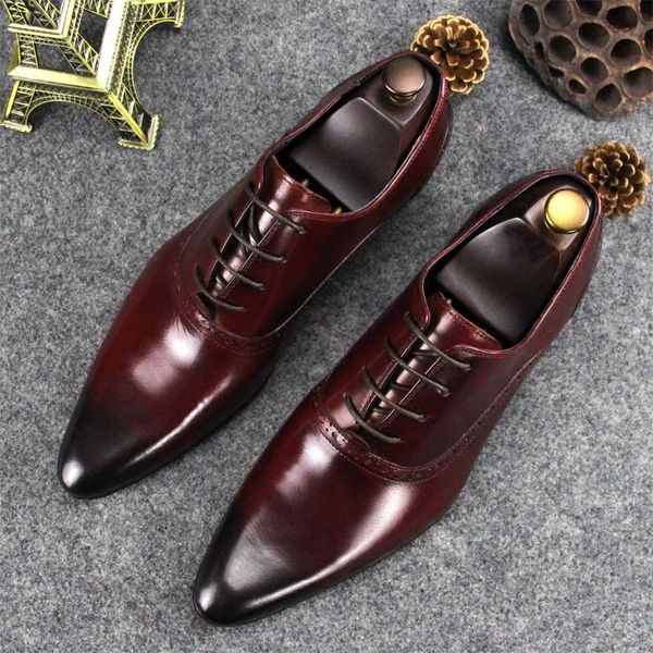 british style formal suit dress shoes for men flat heel genuine leather men's wedding party shoe, Black
british style formal suit dress shoes for men flat heel genuine leather men's wedding party shoe, Black