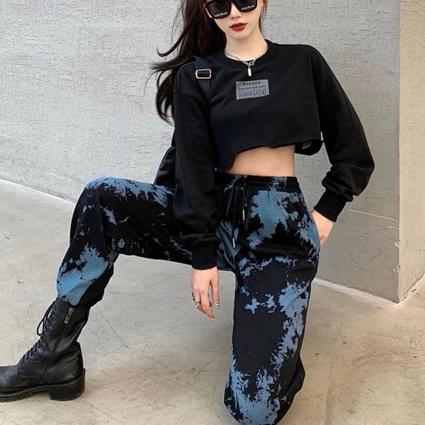 fashion 2021 tie new dye jogging women's bottoms high down cute female sports pants streetwear 0qyx, Black;white
fashion 2021 tie new dye jogging women's bottoms high down cute female sports pants streetwear 0qyx, Black;white