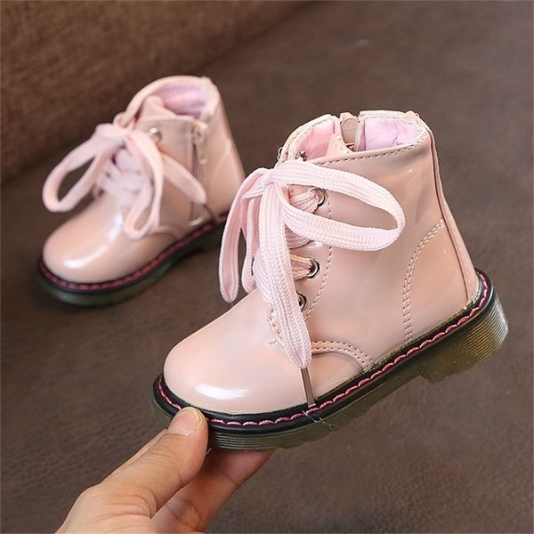 children' martin autumn winter plus velvet waterproof boys snow fashion baby girls patent leather ankle boots botas y201028, Black;grey
children' martin autumn winter plus velvet waterproof boys snow fashion baby girls patent leather ankle boots botas y201028, Black;grey